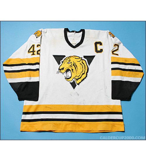 Custom QMJHL Victoriaville Tigres 1995 96 PJ Stock Hockey Jersey Home White